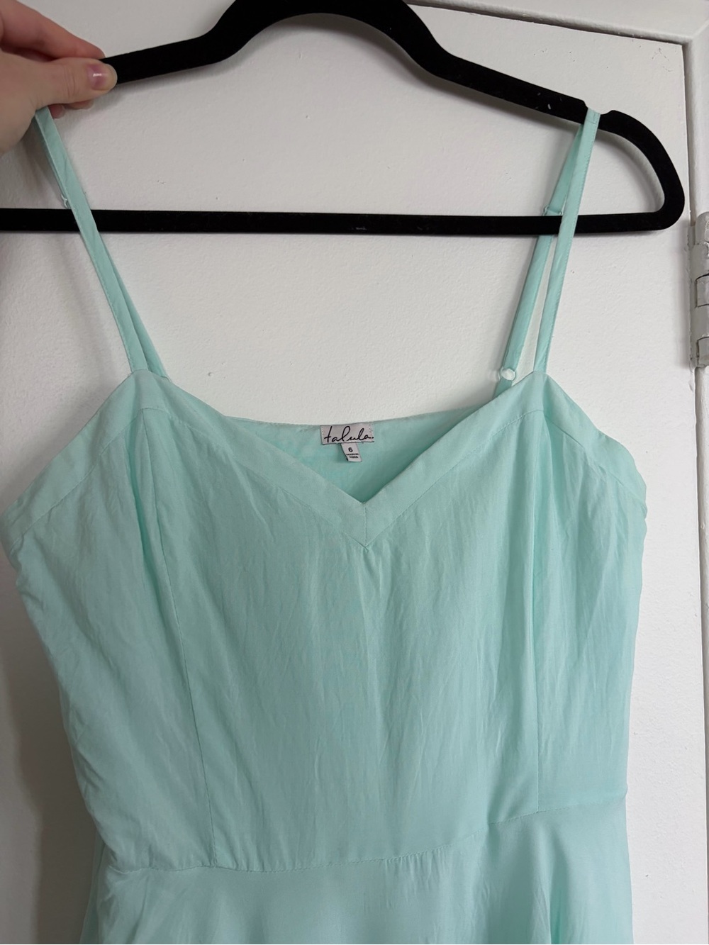 Talula Lipinski Light Aqua Dress Size 6 - Picture 5 of 8